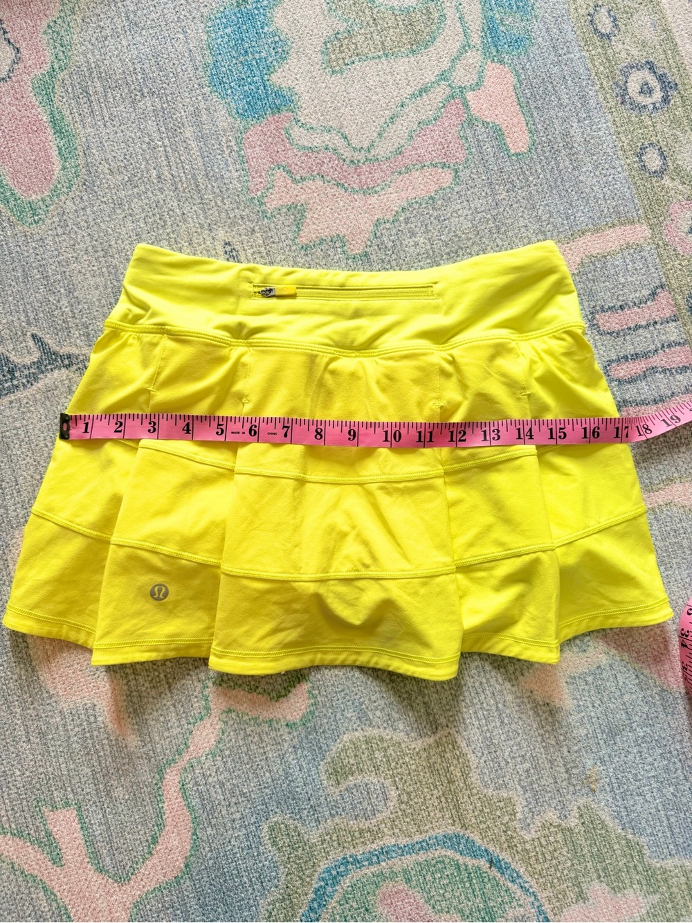 Lululemon Pace Rival Skirt In Yellow 4 - Picture 6 of 8